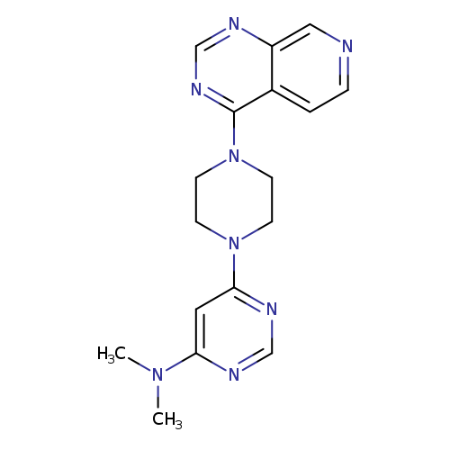 N,N-dimethyl-6-(4-{pyrido[3,4-d]pyrimidin-4-yl}piperazin-1-yl)pyrimidin-4-amine