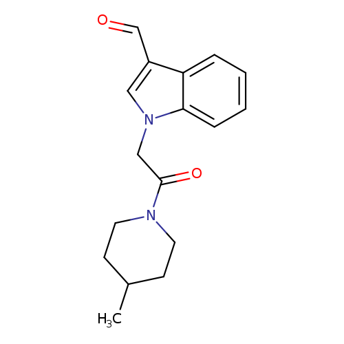 1-[2-(4-Methylpiperidin-1-yl)-2-oxoethyl]-1h-indole-3-carbaldehyde