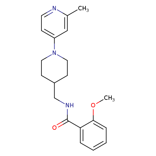 2-methoxy-N-{[1-(2-methylpyridin-4-yl)piperidin-4-yl]methyl}benzamide