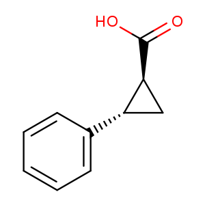 Cyclopropanecarboxylic acid, 2-phenyl-, (1S,2S)-