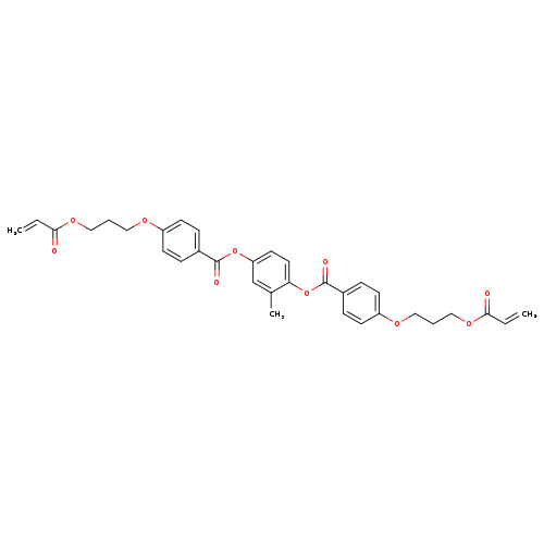 Benzoic acid, 4-[3-[(1-oxo-2-propen-1-yl)oxy]propoxy]-, 1,1'-(2-methyl-1,4-phenylene) ester