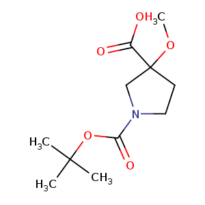 1-[(tert-butoxy)carbonyl]-3-methoxypyrrolidine-3-carboxylic acid