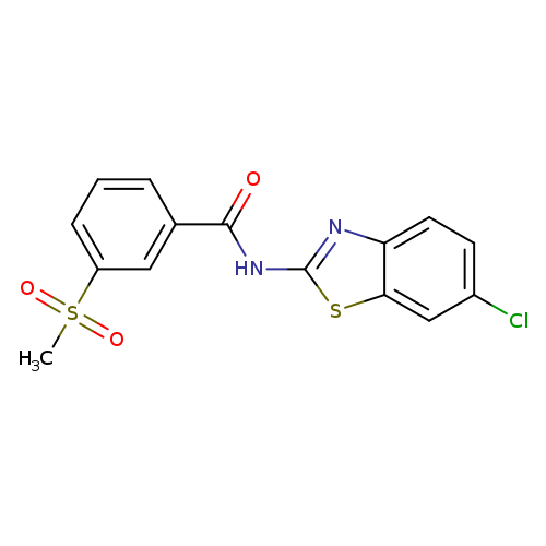 N-(6-chloro-1,3-benzothiazol-2-yl)-3-methanesulfonylbenzamide