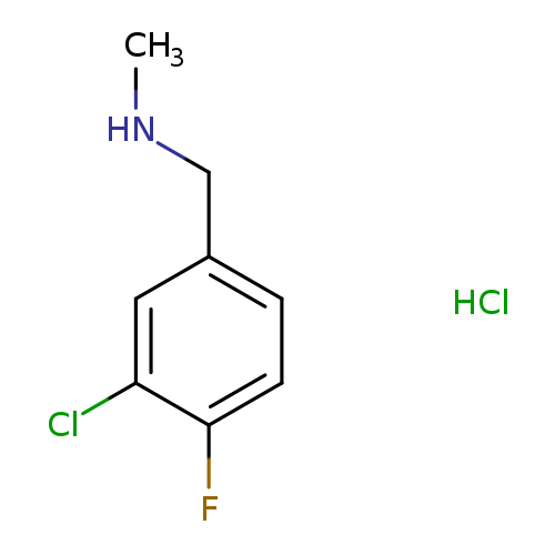 [(3-chloro-4-fluorophenyl)methyl](methyl)aminehydrochloride