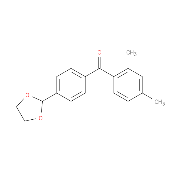 2,4-Dimethyl-4'-(1,3-dioxolan-2-yl)benzophenone