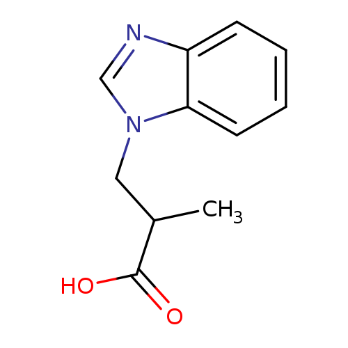 3-(1H-Benzimidazol-1-yl)-2-methylpropanoic acid