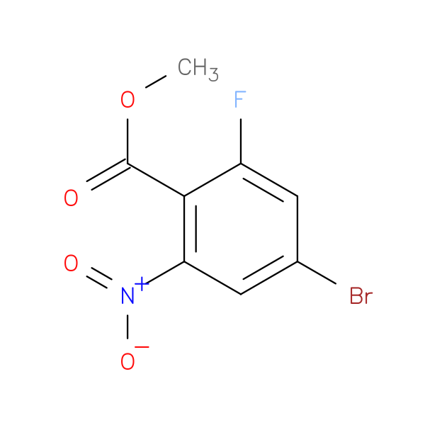 Methyl 4-bromo-2-fluoro-6-nitrobenzoate