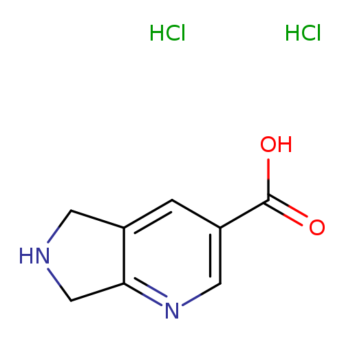 5H,6H,7H-pyrrolo[3,4-b]pyridine-3-carboxylic acid dihydrochloride