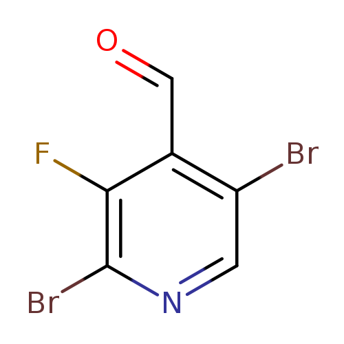 "2,5-dibromo-3-fluoropyridine-4-carbaldehyde"