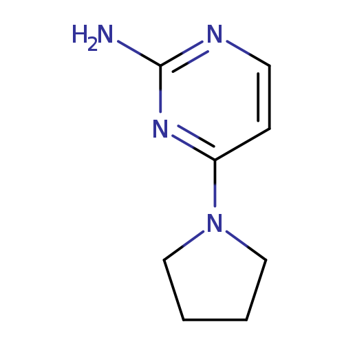 2-Pyrimidinamine, 4-(1-pyrrolidinyl)-