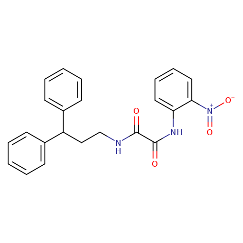 N'-(3,3-diphenylpropyl)-N-(2-nitrophenyl)ethanediamide
