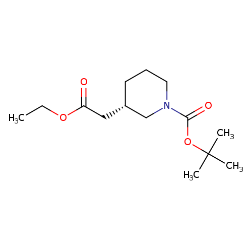 (S)-1-Boc-3-piperidine acetate ethyl ester