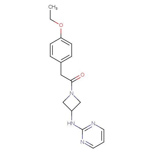 2-(4-ethoxyphenyl)-1-{3-[(pyrimidin-2-yl)amino]azetidin-1-yl}ethan-1-one