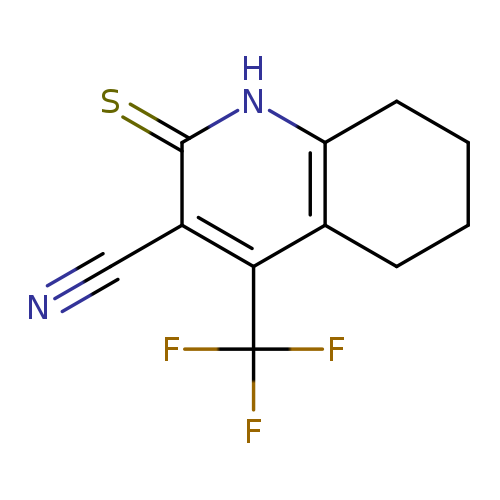 2-Mercapto-4-(trifluoromethyl)-5,6,7,8-tetrahydroquinoline-3-carbonitrile