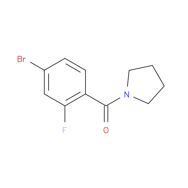 (4-Bromo-2-fluorophenyl)(pyrrolidin-1-yl)methanone