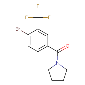 1-[4-Bromo-3-(trifluoromethyl)benzoyl]pyrrolidine