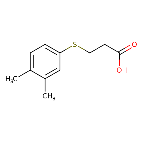 3-[(3,4-Dimethylphenyl)sulfanyl]propanoic acid
