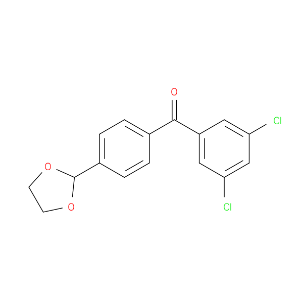 3,5-Dichloro-4'-(1,3-dioxolan-2-yl)benzophenone