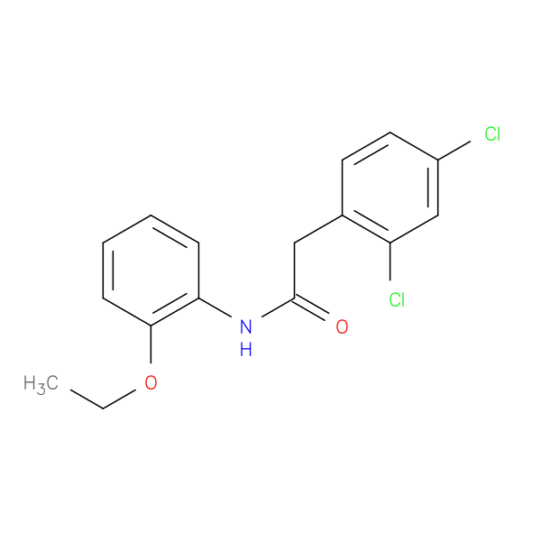 2-(2,4-dichlorophenyl)-N-(2-ethoxyphenyl)acetamide