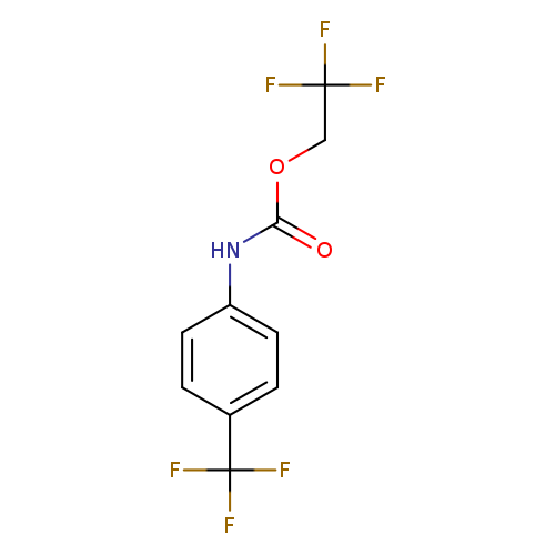 2,2,2-trifluoroethyl N-[4-(trifluoromethyl)phenyl]carbamate