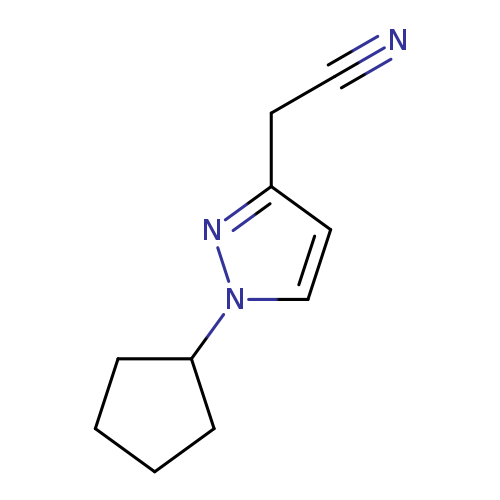 2-(1-Cyclopentyl-1H-pyrazol-3-yl)acetonitrile
