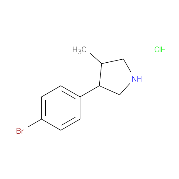 3-(4-bromophenyl)-4-methylpyrrolidine hydrochloride