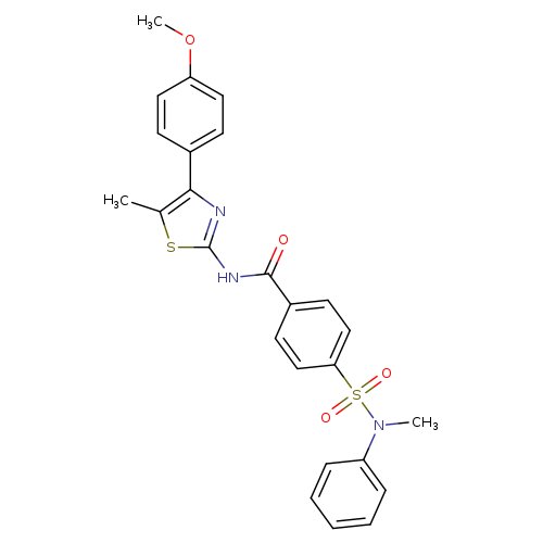 N-[4-(4-methoxyphenyl)-5-methyl-1,3-thiazol-2-yl]-4-[methyl(phenyl)sulfamoyl]benzamide
