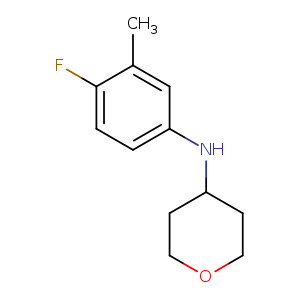 N-(4-Fluoro-3-methylphenyl)oxan-4-amine