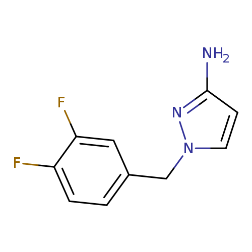 1-[(3,4-difluorophenyl)methyl]-1H-pyrazol-3-amine