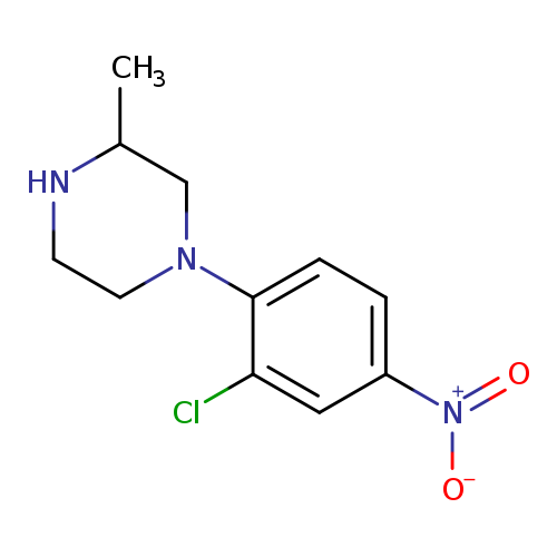 1-(2-Chloro-4-nitrophenyl)-3-methylpiperazine