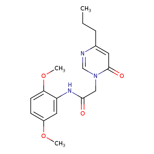 N-(2,5-dimethoxyphenyl)-2-(6-oxo-4-propyl-1,6-dihydropyrimidin-1-yl)acetamide