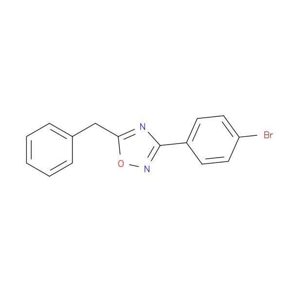 5-Benzyl-3-(4-bromophenyl)-1,2,4-oxadiazole