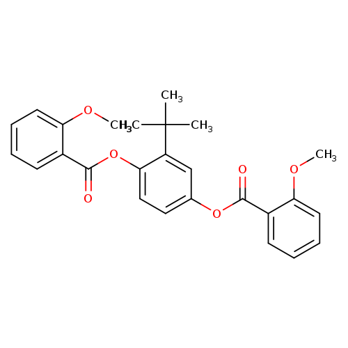 2-tert-butyl-4-[(2-methoxybenzoyl)oxy]phenyl2-methoxybenzoate