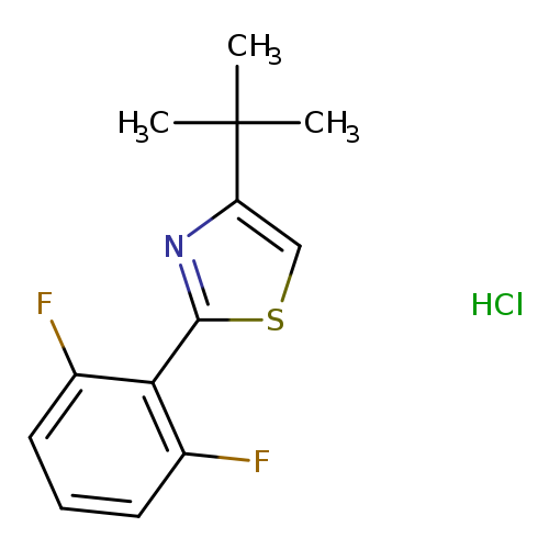 4-tert-butyl-2-(2,6-difluorophenyl)-1,3-thiazole hydrochloride