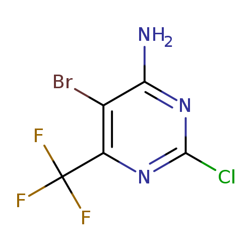 5-Bromo-2-chloro-6-(trifluoromethyl)pyrimidin-4-amine