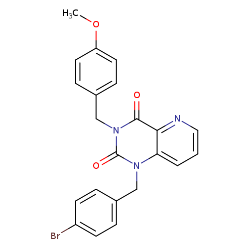 1-[(4-bromophenyl)methyl]-3-[(4-methoxyphenyl)methyl]-1H,2H,3H,4H-pyrido[3,2-d]pyrimidine-2,4-dione