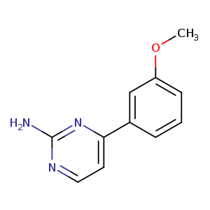 4-(3-Methoxyphenyl)pyrimidin-2-amine