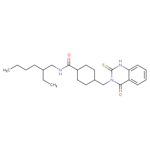 N-(2-ethylhexyl)-4-[(4-oxo-2-sulfanylidene-1,2,3,4-tetrahydroquinazolin-3-yl)methyl]cyclohexane-1-carboxamide