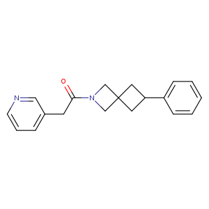 1-{6-phenyl-2-azaspiro[3.3]heptan-2-yl}-2-(pyridin-3-yl)ethan-1-one