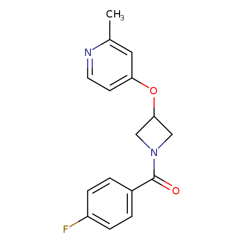 4-{[1-(4-fluorobenzoyl)azetidin-3-yl]oxy}-2-methylpyridine