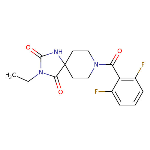 8-(2,6-difluorobenzoyl)-3-ethyl-1,3,8-triazaspiro[4.5]decane-2,4-dione