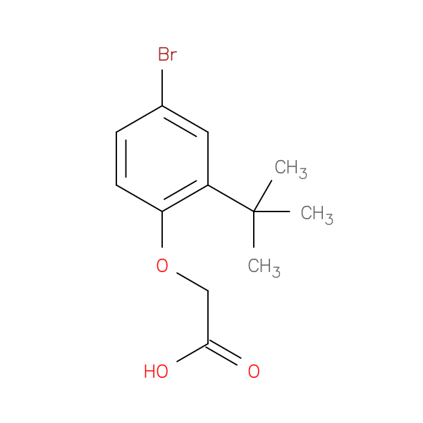 2-(4-Bromo-2-(tert-butyl)phenoxy)acetic acid