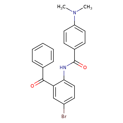 N-(2-benzoyl-4-bromophenyl)-4-(dimethylamino)benzamide