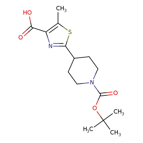 2-{1-[(tert-butoxy)carbonyl]piperidin-4-yl}-5-methyl-1,3-thiazole-4-carboxylic acid