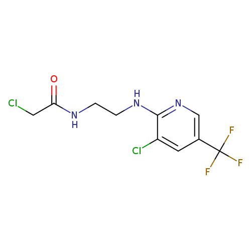 2-Chloro-N-(2-((3-chloro-5-(trifluoromethyl)pyridin-2-yl)amino)ethyl)acetamide