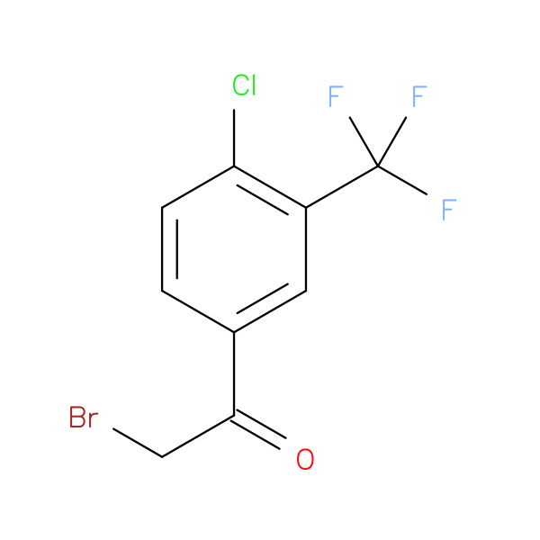 2-Bromo-1-(4-chloro-3-(trifluoromethyl)phenyl)ethanone