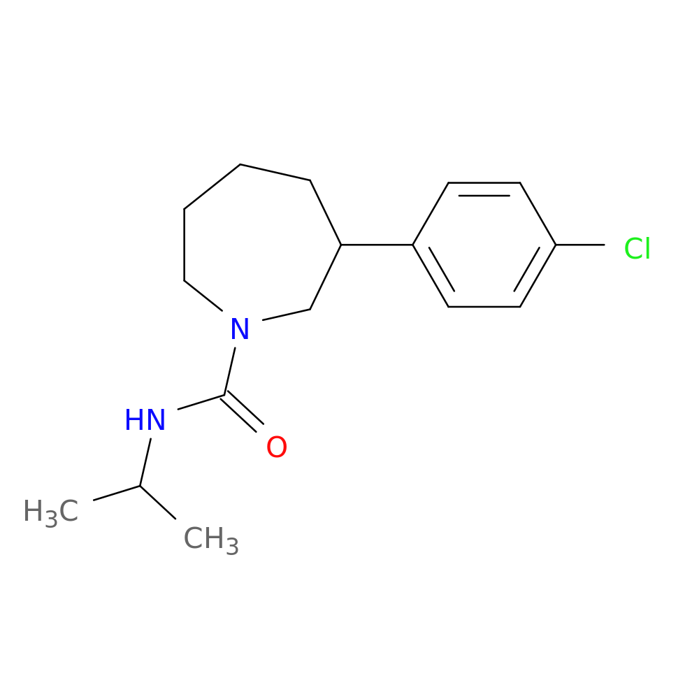 3-(4-chlorophenyl)-N-(propan-2-yl)azepane-1-carboxamide