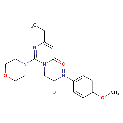 2-[4-ethyl-2-(morpholin-4-yl)-6-oxo-1,6-dihydropyrimidin-1-yl]-N-(4-methoxyphenyl)acetamide