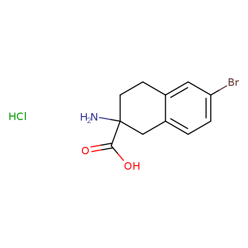 2-amino-6-bromo-1,2,3,4-tetrahydronaphthalene-2-carboxylic acid hydrochloride