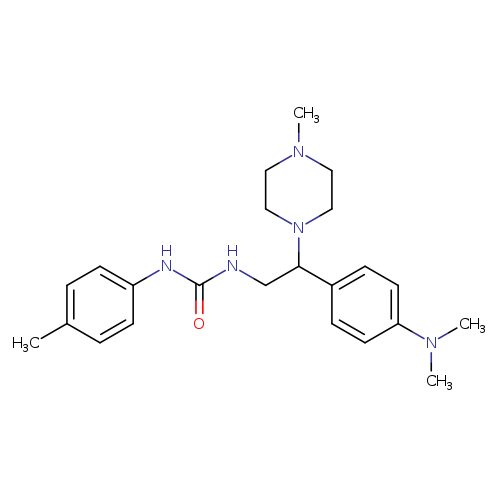 3-{2-[4-(dimethylamino)phenyl]-2-(4-methylpiperazin-1-yl)ethyl}-1-(4-methylphenyl)urea